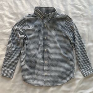 Vineyard Vines Kids Blue and White Checkered Shirt